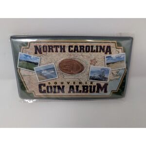 North Carolina Souvenir Coin Pressed Penny Album Book Cape Hatteras Lighthouse